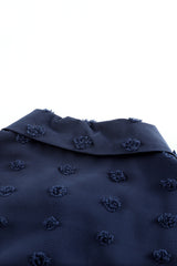 Swiss Dot Button-Up Long Sleeve Shirt - SHE BADDY© ONLINE WOMEN FASHION & CLOTHING STORE
