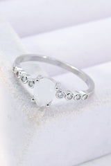 Teardrop Natural Moonstone Ring - SHE BADDY© ONLINE WOMEN FASHION & CLOTHING STORE