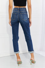 Vervet by Flying Monkey Full Size Distressed Cropped Jeans with Pockets - SHE BADDY© ONLINE WOMEN FASHION & CLOTHING STORE