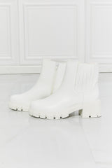 MMShoes What It Takes Lug Sole Chelsea Boots in White - SHE BADDY© ONLINE WOMEN FASHION & CLOTHING STORE