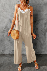 Full Size Spaghetti Strap Wide Leg Jumpsuit - SHE BADDY© ONLINE WOMEN FASHION & CLOTHING STORE