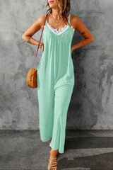 Full Size Spaghetti Strap Wide Leg Jumpsuit - SHE BADDY© ONLINE WOMEN FASHION & CLOTHING STORE