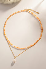 Double-Layered Freshwater Pearl Pendant Necklace - SHE BADDY© ONLINE WOMEN FASHION & CLOTHING STORE