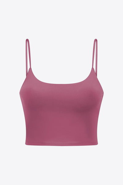 Feel Like Skin Scoop Neck Sports Cami - SHE BADDY© ONLINE WOMEN FASHION & CLOTHING STORE