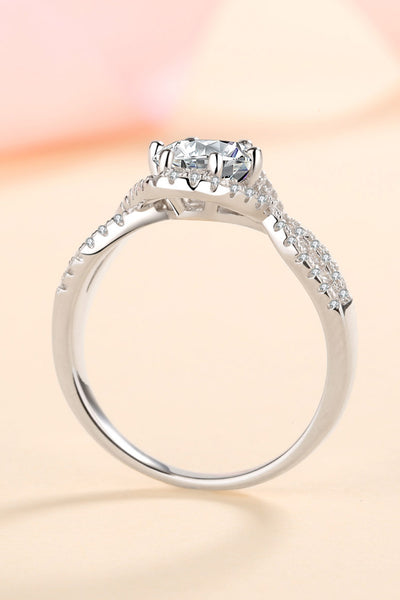 Feel The Joy 925 Sterling Silver Moissanite Ring - SHE BADDY© ONLINE WOMEN FASHION & CLOTHING STORE