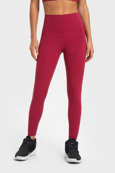 Highly Stretchy Wide Waistband Yoga Leggings - SHE BADDY© ONLINE WOMEN FASHION & CLOTHING STORE