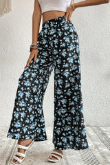 Floral Pocket Culottes - SHE BADDY© ONLINE WOMEN FASHION & CLOTHING STORE