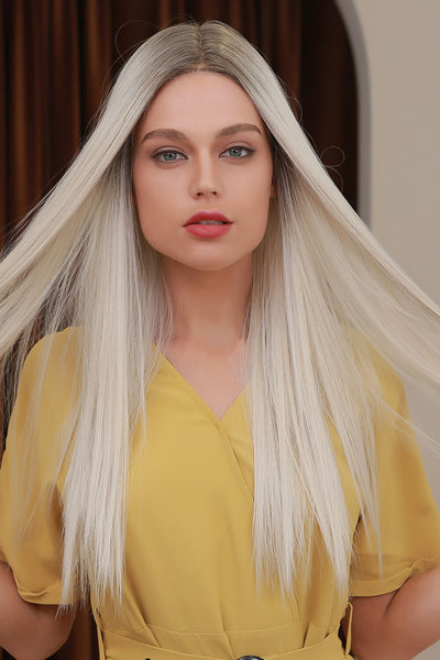 13*2" Lace Front Wigs Synthetic Long Straight 26" Heat Safe 150% Density - SHE BADDY© ONLINE WOMEN FASHION & CLOTHING STORE