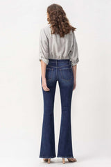 Lovervet Full Size Joanna Midrise Flare Jeans - SHE BADDY© ONLINE WOMEN FASHION & CLOTHING STORE