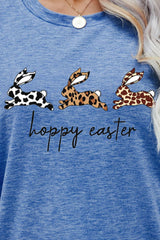 HOPPY EASTER Bunny Graphic Tee Shirt - SHE BADDY© ONLINE WOMEN FASHION & CLOTHING STORE