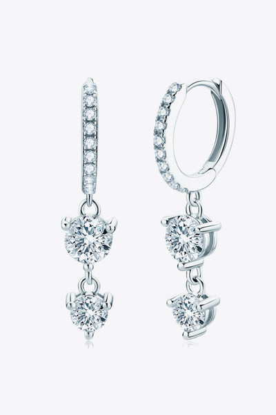 Be The One Moissanite Drop Earrings - SHE BADDY© ONLINE WOMEN FASHION & CLOTHING STORE