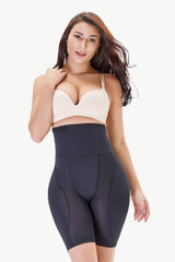 Full Size High Waisted Pull-On Shaping Shorts - SHE BADDY© ONLINE WOMEN FASHION & CLOTHING STORE