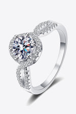 Feel The Joy 925 Sterling Silver Moissanite Ring - SHE BADDY© ONLINE WOMEN FASHION & CLOTHING STORE