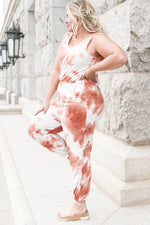 Plus Size Tie-Dye Sleeveless Round Neck Jumpsuit - SHE BADDY© ONLINE WOMEN FASHION & CLOTHING STORE