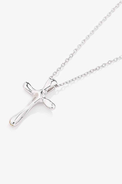 Cross Pendant 925 Sterling Silver Necklace - SHE BADDY© ONLINE WOMEN FASHION & CLOTHING STORE