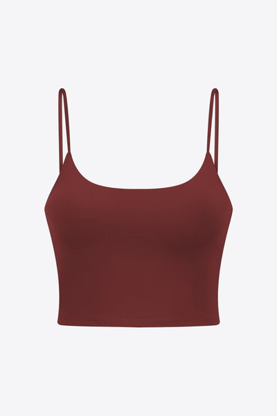 Feel Like Skin Scoop Neck Sports Cami - SHE BADDY© ONLINE WOMEN FASHION & CLOTHING STORE