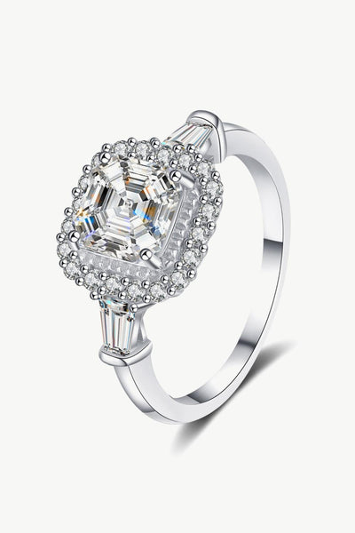 So Much Shine 2 Carat Moissanite Sterling Silver Ring - SHE BADDY© ONLINE WOMEN FASHION & CLOTHING STORE