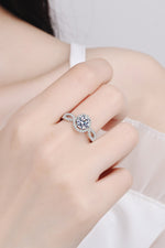 Feel The Joy 925 Sterling Silver Moissanite Ring - SHE BADDY© ONLINE WOMEN FASHION & CLOTHING STORE