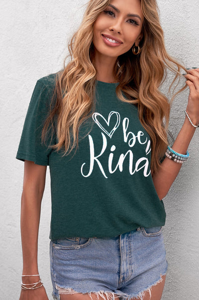 Be Kind Graphic T-Shirt - SHE BADDY© ONLINE WOMEN FASHION & CLOTHING STORE