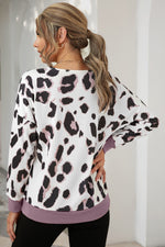 Animal Print Dropped Shoulder Top - SHE BADDY© ONLINE WOMEN FASHION & CLOTHING STORE
