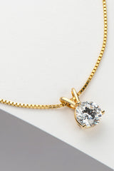 Show Off 1 Carat Moissanite Pendant Necklace - SHE BADDY© ONLINE WOMEN FASHION & CLOTHING STORE