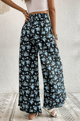 Floral Pocket Culottes - SHE BADDY© ONLINE WOMEN FASHION & CLOTHING STORE