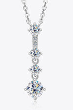 Keep You There Multi-Moissanite Pendant Necklace - SHE BADDY© ONLINE WOMEN FASHION & CLOTHING STORE