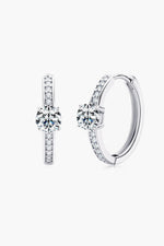 Carry Your Love 1 Carat Moissanite Platinum-Plated Earrings - SHE BADDY© ONLINE WOMEN FASHION & CLOTHING STORE