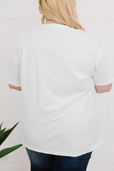 Plus Size Graphic Round Neck T-Shirt - SHE BADDY© ONLINE WOMEN FASHION & CLOTHING STORE