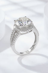 5 Carat  Moissanite Split Shank Ring - SHE BADDY© ONLINE WOMEN FASHION & CLOTHING STORE