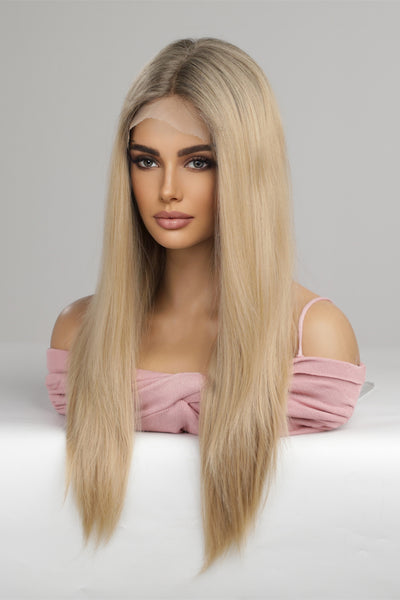 13*2" Lace Front Wigs Synthetic Long Straight 24'' 150% Density - SHE BADDY© ONLINE WOMEN FASHION & CLOTHING STORE