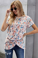 Multicolor Leopard Spotted Top - SHE BADDY© ONLINE WOMEN FASHION & CLOTHING STORE