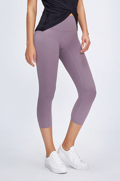 Slim Hip Cropped Leggings - SHE BADDY© ONLINE WOMEN FASHION & CLOTHING STORE