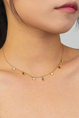 18K Gold Plated Multi-Charm Chain Necklace - SHE BADDY© ONLINE WOMEN FASHION & CLOTHING STORE