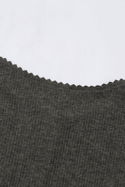 Crochet Lace Hem Sleeve Button Top - SHE BADDY© ONLINE WOMEN FASHION & CLOTHING STORE