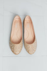 Forever Link Faux Leather Rhinestone Flats - SHE BADDY© ONLINE WOMEN FASHION & CLOTHING STORE