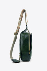 Adjustable Strap PU Leather Sling Bag - SHE BADDY© ONLINE WOMEN FASHION & CLOTHING STORE