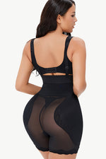 Full Size Spaghetti Strap Lace Trim Shaping Bodysuit - SHE BADDY© ONLINE WOMEN FASHION & CLOTHING STORE