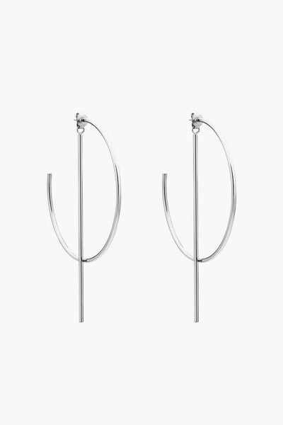 C-Hoop Stainless Steel Earrings - SHE BADDY© ONLINE WOMEN FASHION & CLOTHING STORE