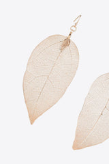 Leaf-Shaped Dangle Earrings - SHE BADDY© ONLINE WOMEN FASHION & CLOTHING STORE