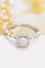 925 Sterling Silver Inlaid Opal Ring - SHE BADDY© ONLINE WOMEN FASHION & CLOTHING STORE