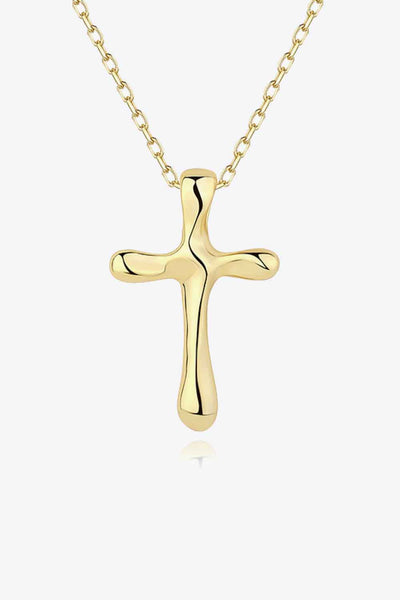 Cross Pendant 925 Sterling Silver Necklace - SHE BADDY© ONLINE WOMEN FASHION & CLOTHING STORE