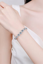 925 Sterling Silver 10.4 Carat Moissanite Bracelet - SHE BADDY© ONLINE WOMEN FASHION & CLOTHING STORE