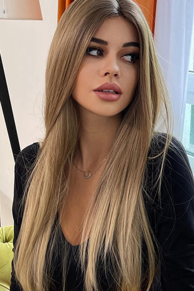 13*2" Long Straight Lace Front Synthetic Wigs 26" Long 150% Density - SHE BADDY© ONLINE WOMEN FASHION & CLOTHING STORE