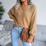 Boat Neck Dolman Sleeve Ribbed Trim Sweater - SHE BADDY© ONLINE WOMEN FASHION & CLOTHING STORE