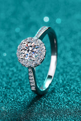 Moissanite 925 Sterling Silver Adjustable Ring - SHE BADDY© ONLINE WOMEN FASHION & CLOTHING STORE