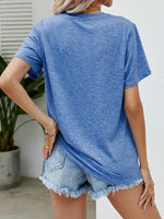 Easter Bunny Graphic Round Neck T-Shirt - SHE BADDY© ONLINE WOMEN FASHION & CLOTHING STORE