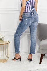 Kancan Full Size Amara High Rise Slim Straight Jeans - SHE BADDY© ONLINE WOMEN FASHION & CLOTHING STORE