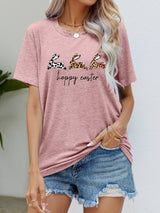 HOPPY EASTER Bunny Graphic Tee Shirt - SHE BADDY© ONLINE WOMEN FASHION & CLOTHING STORE