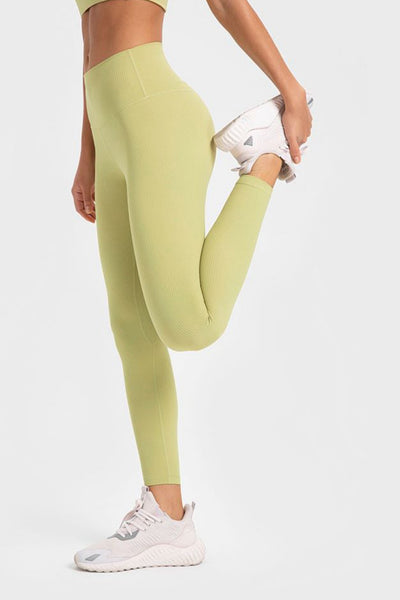 Highly Stretchy Wide Waistband Yoga Leggings - SHE BADDY© ONLINE WOMEN FASHION & CLOTHING STORE